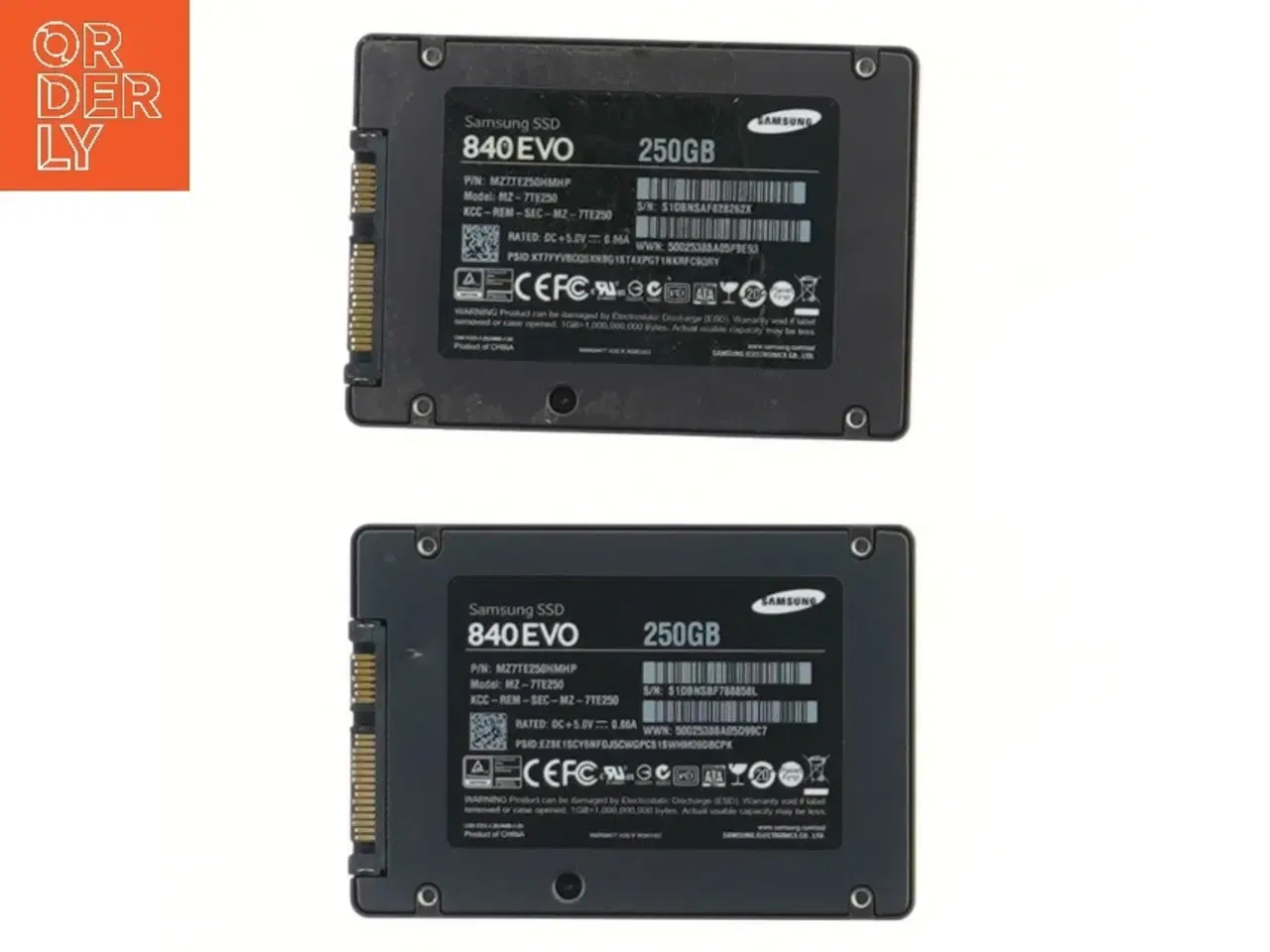 Billede 2 - 2 x Samsung SSD 840 EVO 250GB