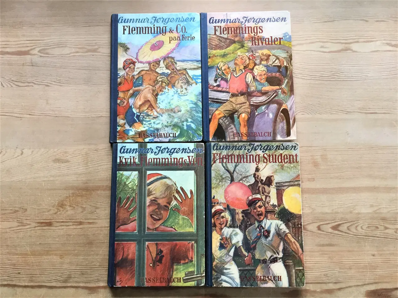 Billede 2 - NEDSAT: 10 gamle Flemming bøger (komplet serie)