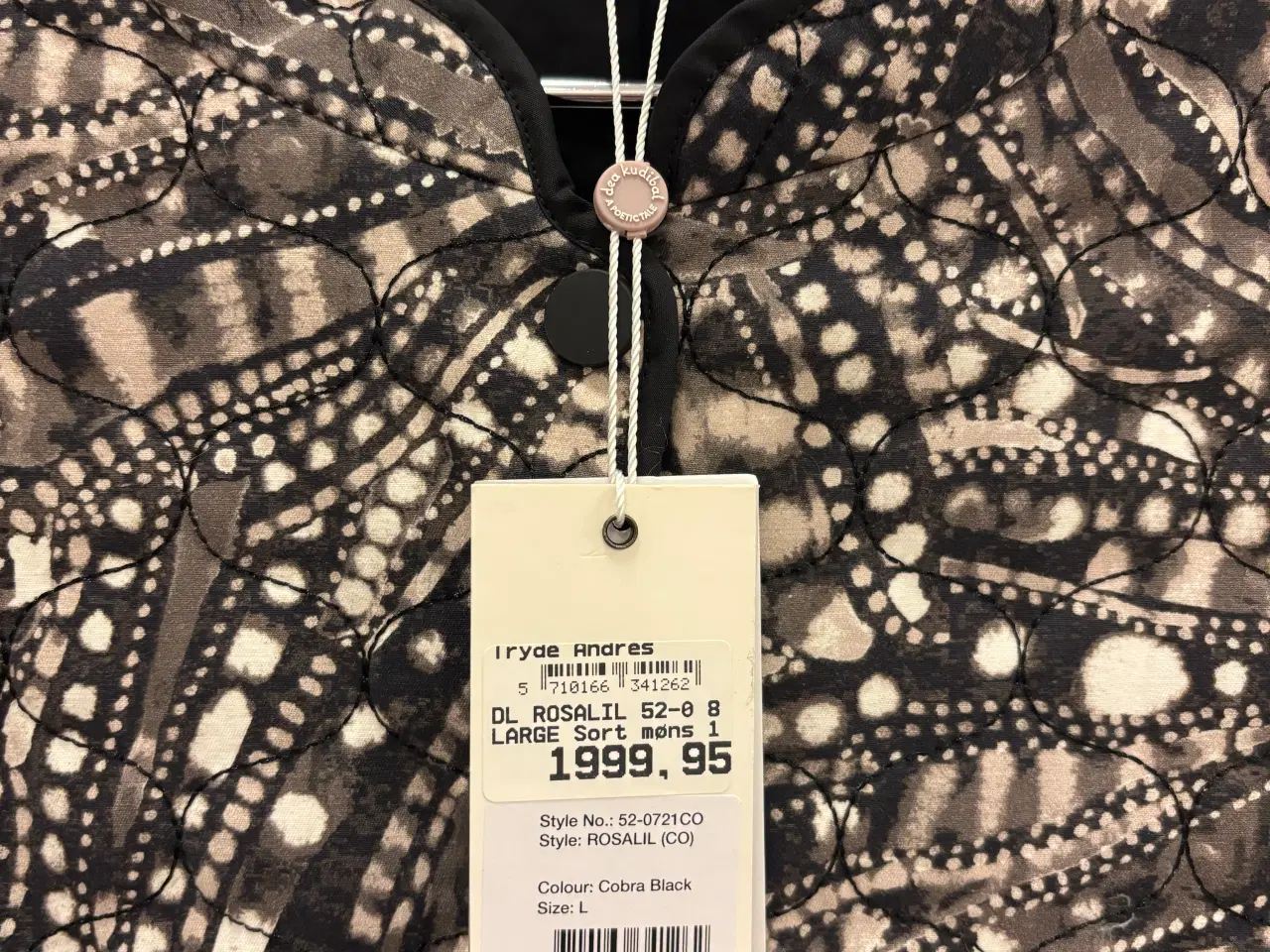 Billede 3 - Dea Kudibal "Rosalil" Quiltet Jakke – Cobra Black