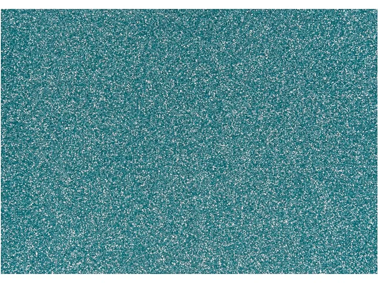 Billede 1 - A5 Strygestof Lyseblå Glitter - 1 Ark