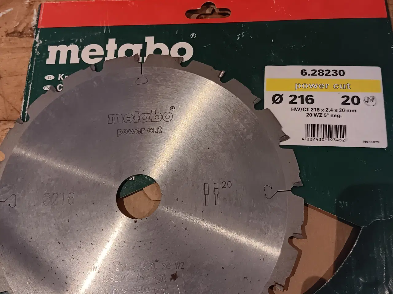 Billede 1 - Ny klinge til rundsav 