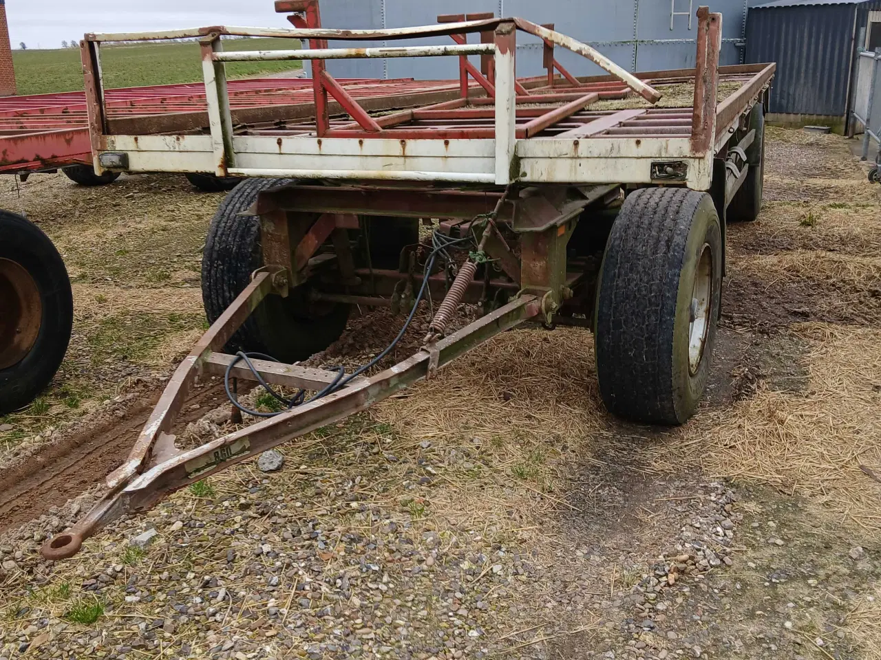 Billede 3 - Halmvogn med drejeskammel