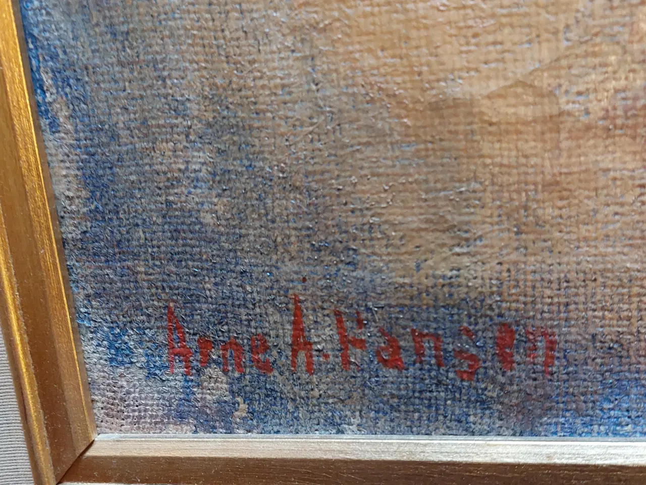 Billede 3 - ARNE A. HANSEN -- oliemaleri