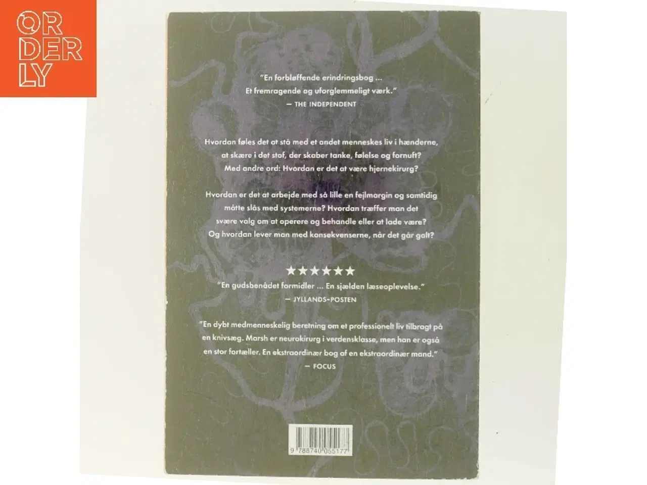 Billede 3 - Gør ikke skade : en hjernekirurgs fortællinger om livet, døden og lægekunsten af Henry Marsh (f. 1950) (Bog)