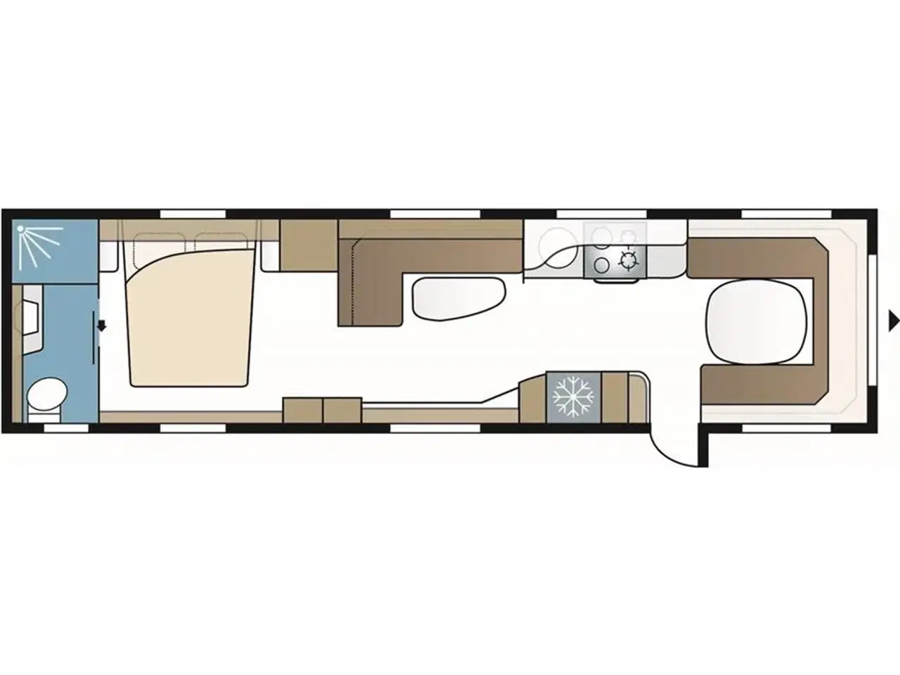 Billede 22 - 2019 - Kabe Imperial 1000 TDL E8/DL Liebhaver campingvogn - Kabe Imperial 1000 TDL KS 2019 - Se den nu hos Camping-Specialisten.dk