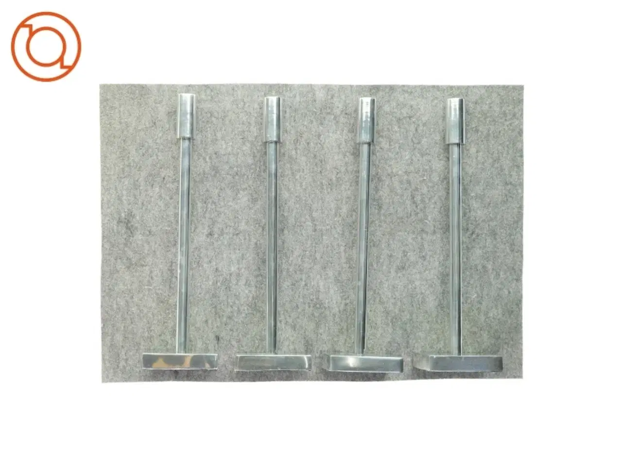 Billede 1 - Lysestager 4 stk. (str. 11 x 11 x 40cm)