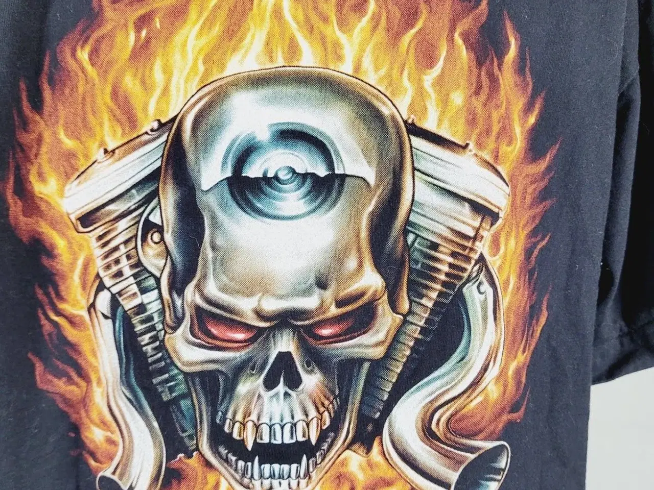 Billede 7 - ⭐️- Rock Eagle T-Shirt, str. L (42-44) Ghost Rider