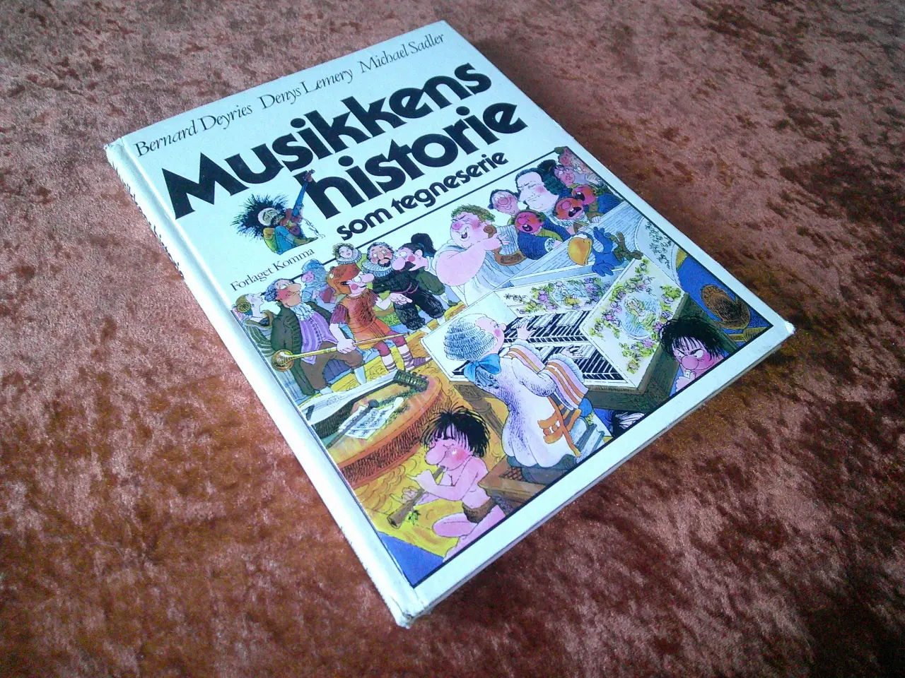Billede 1 - Musikkens historie som tegneserie, Bernard Deyries