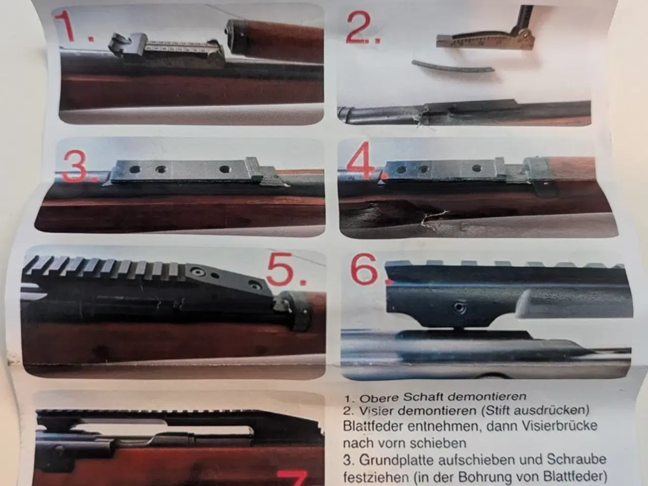 Billede 1 - Picatinny rail til Schmidt–Rubin rifler (Ikke K31)