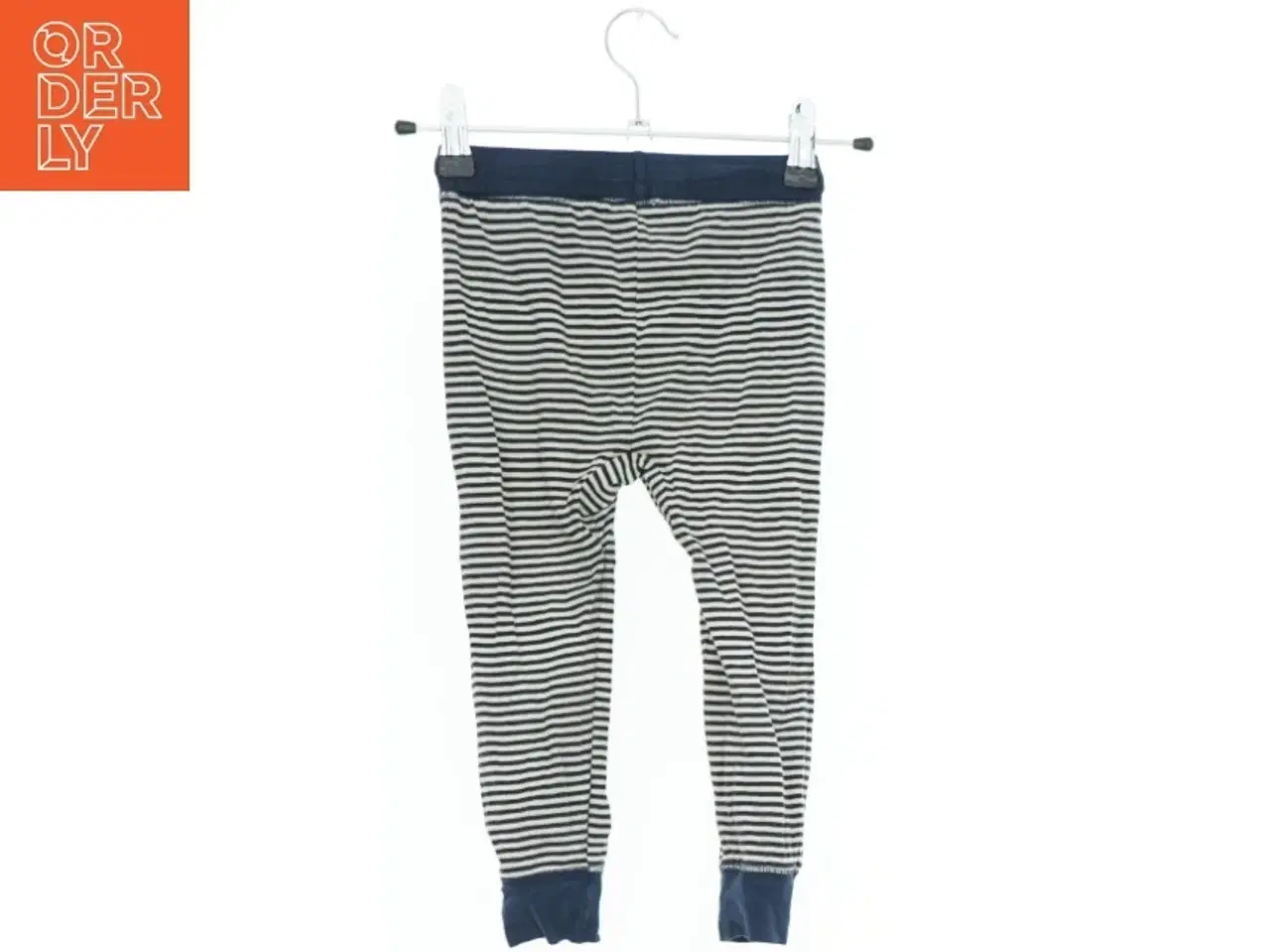 Billede 2 - Stribede leggings med snore fra Hust & Claire (str. 86)