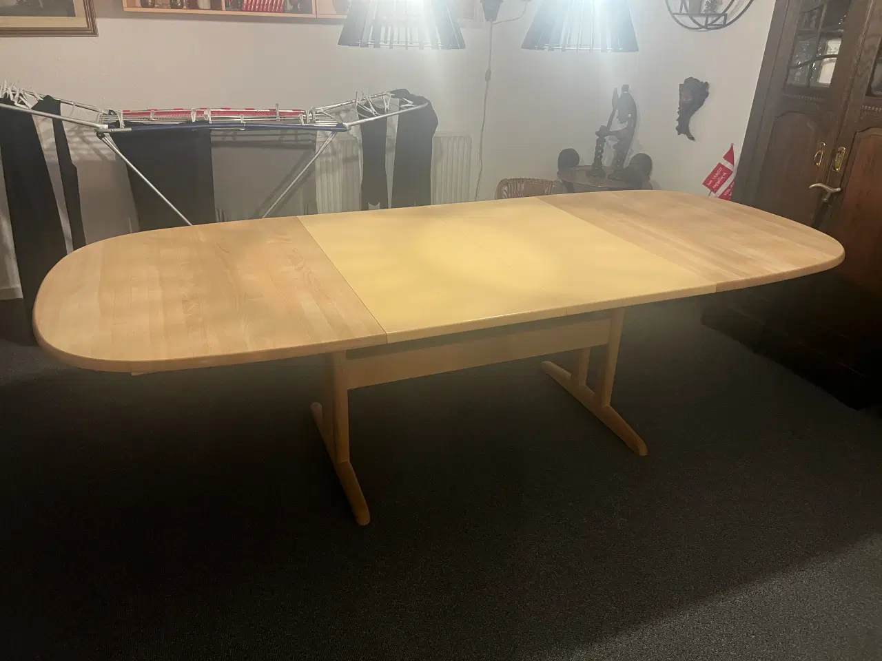 Billede 4 - Spisebord sæbebehandlet massiv bøg