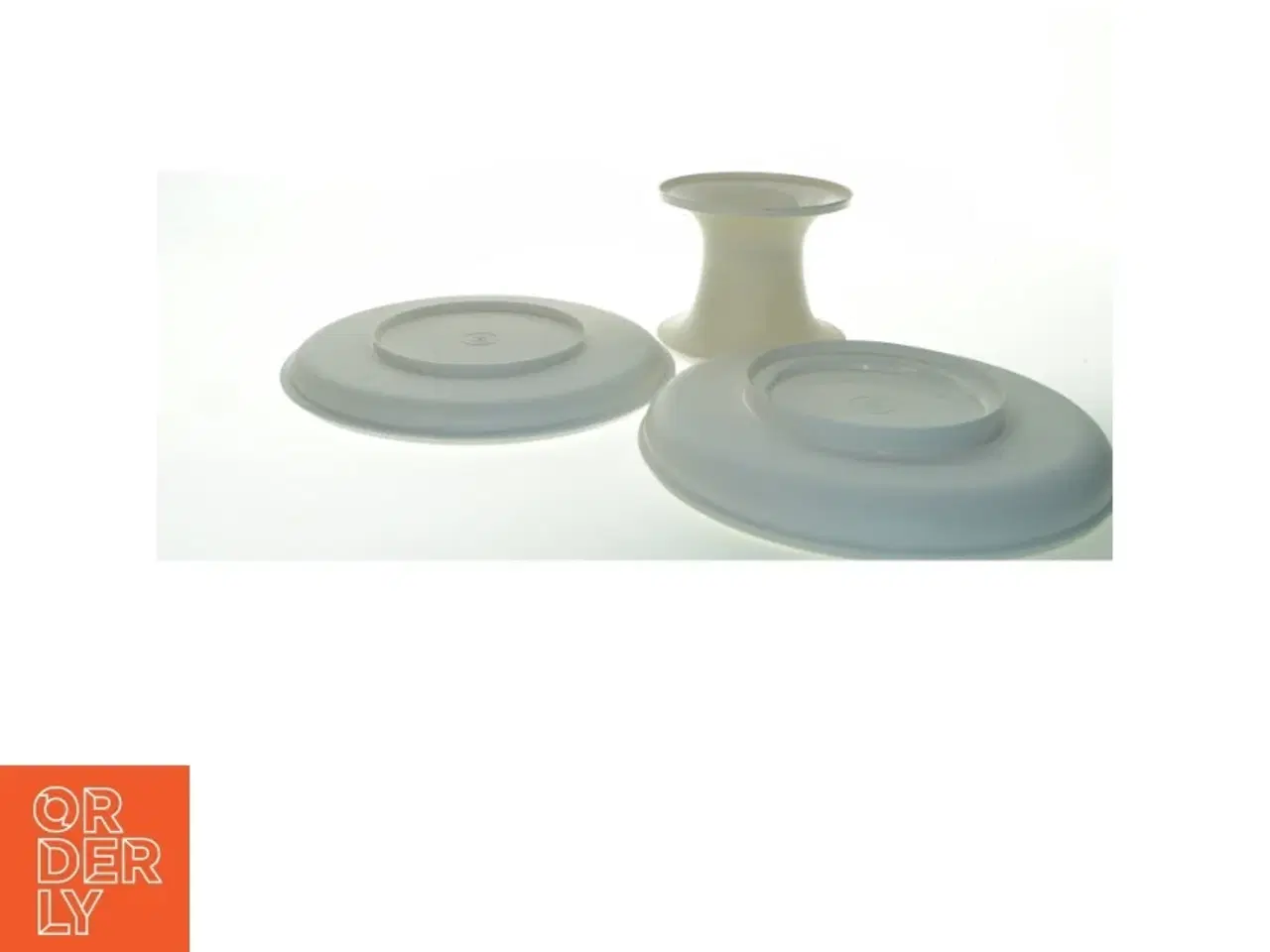 Billede 4 - Kageopsats og lagkagefad fra Tupperware (str. 18 x ø. 26 cm)