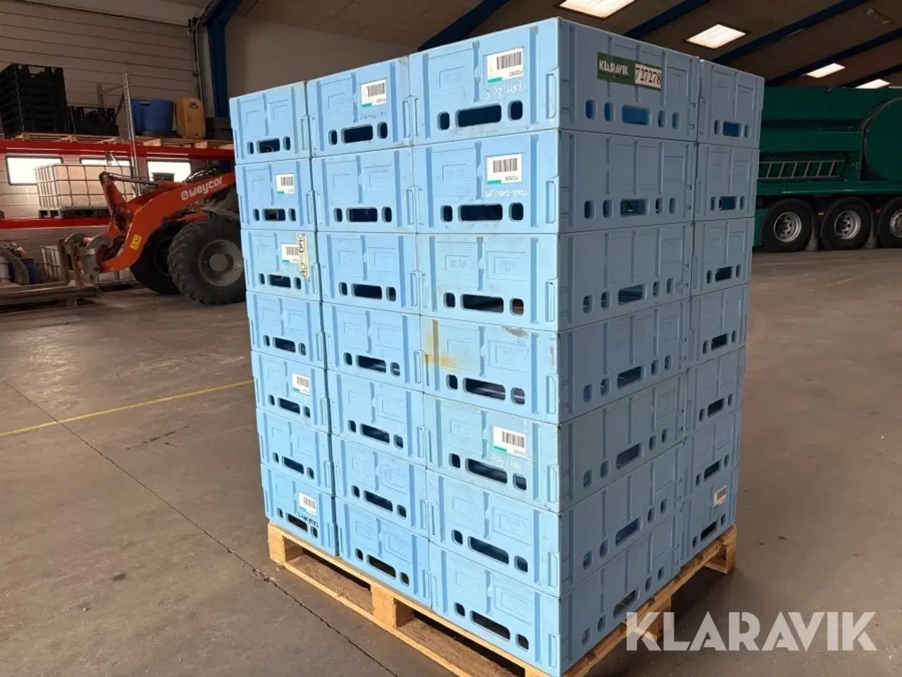 Billede 2 - Plastik folde kasser 35 styk