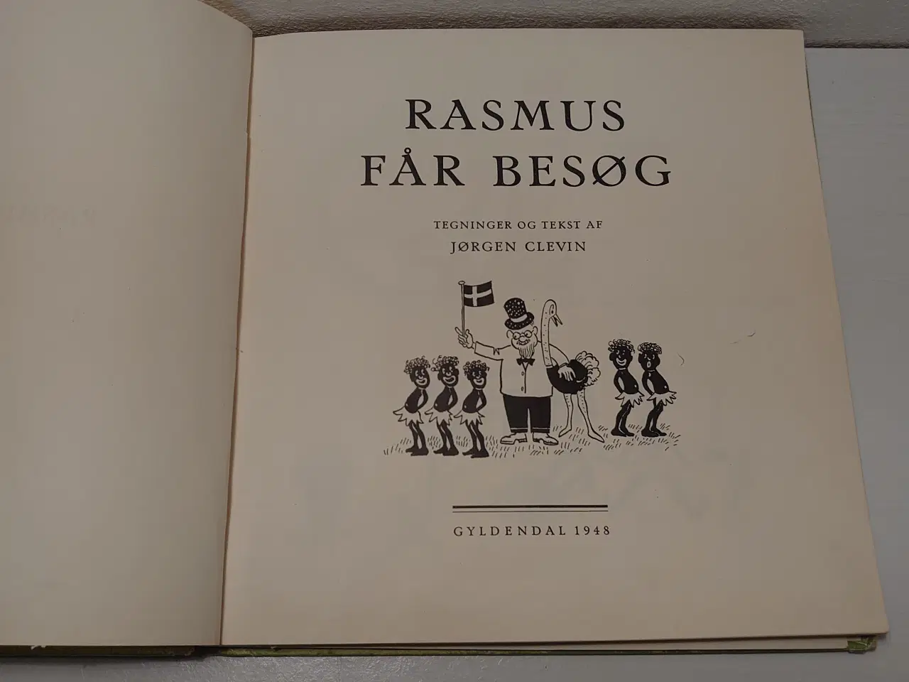 Billede 3 - Jørgen Clevin: Rasmus får Besøg. 1.udg.1948.