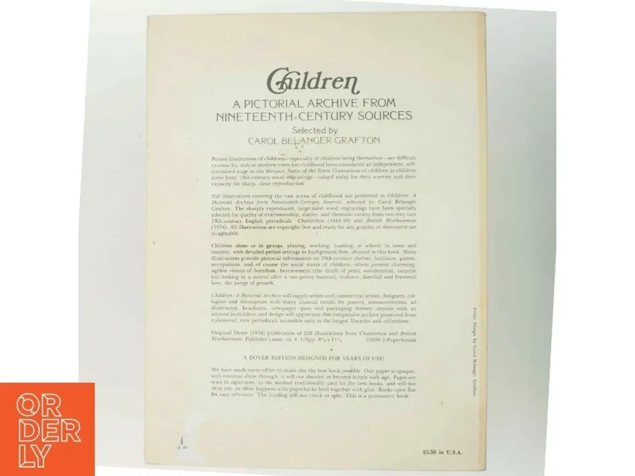 Billede 3 - Children: A Pictorial Archive from Nineteenth-Century Sources af Carol Belanger Grafton (Bog)