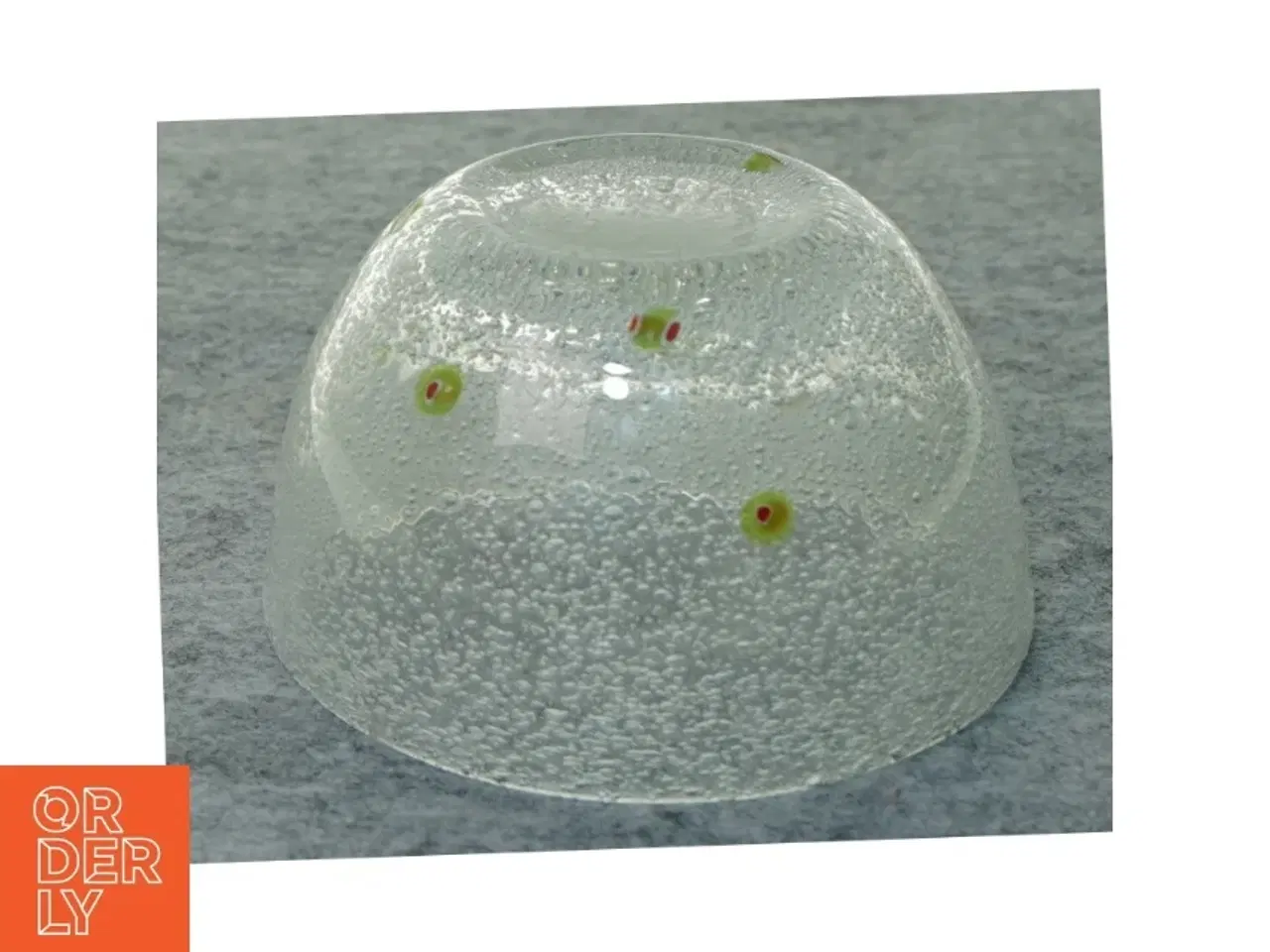 Billede 2 - Skål i glas (str. 12 x 7 cm)