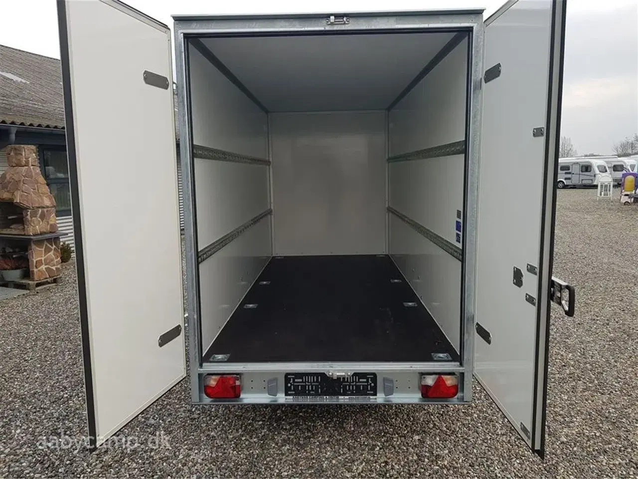 Billede 2 - 0 - Blyss Cargo F2036HTL med Døre   Sandwich Cargo trailer str. 353x151 cm med 2 døre Top kvalitet