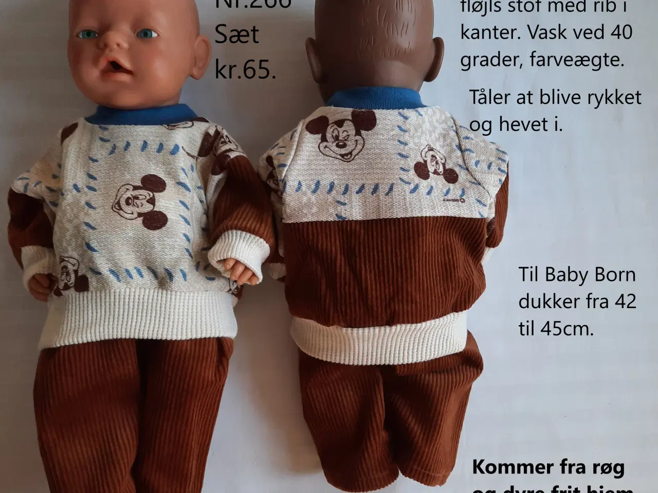 Billede 15 - Babyborn jeans sæt, joggingsæt og sko.