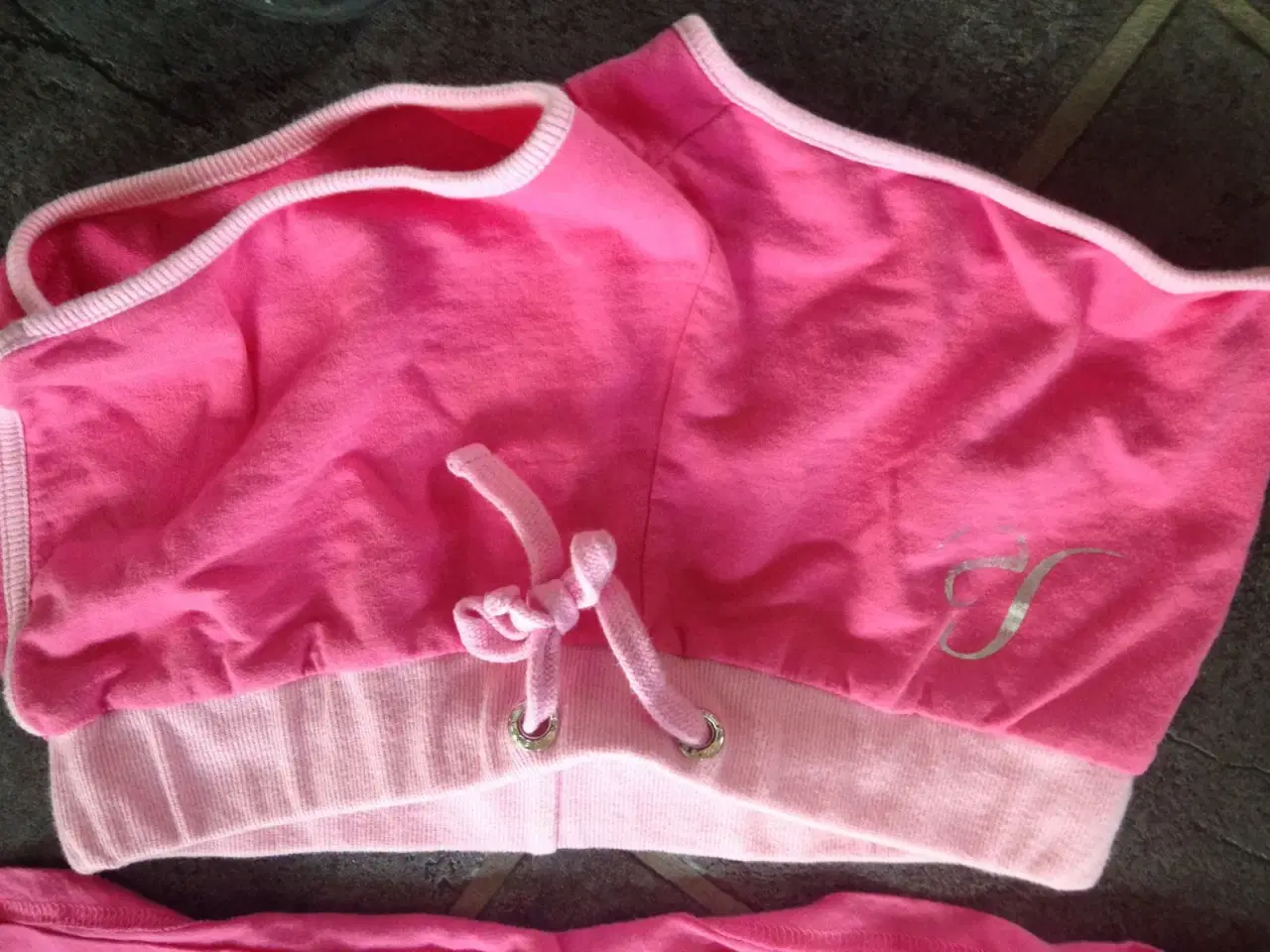 Billede 1 - Sødt pink shortssæt str. Xs