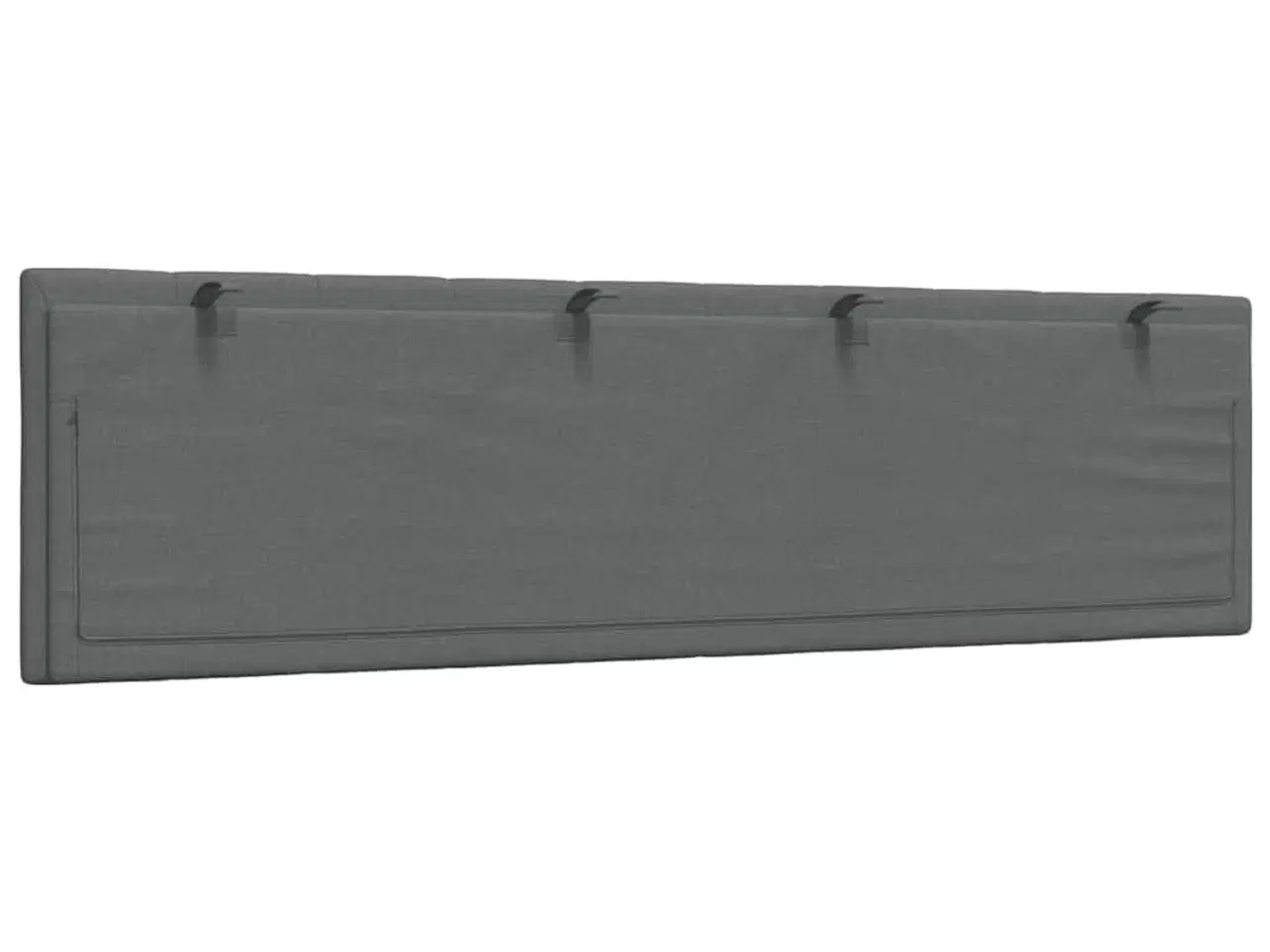 Billede 6 - Gavlpude Hanko 180 cm stof mørkegrå