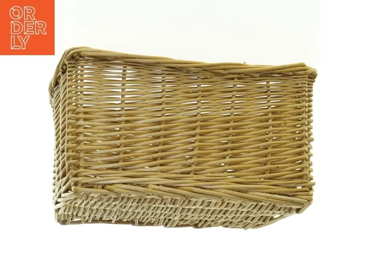 Billede 1 - Flettet opbevaringskurv (str. 20 x 15 cm)