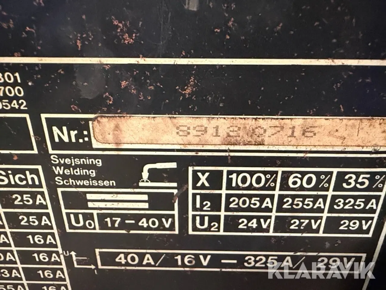 Billede 10 - Svejsemaskine Migatronic KDO 325 1 styk