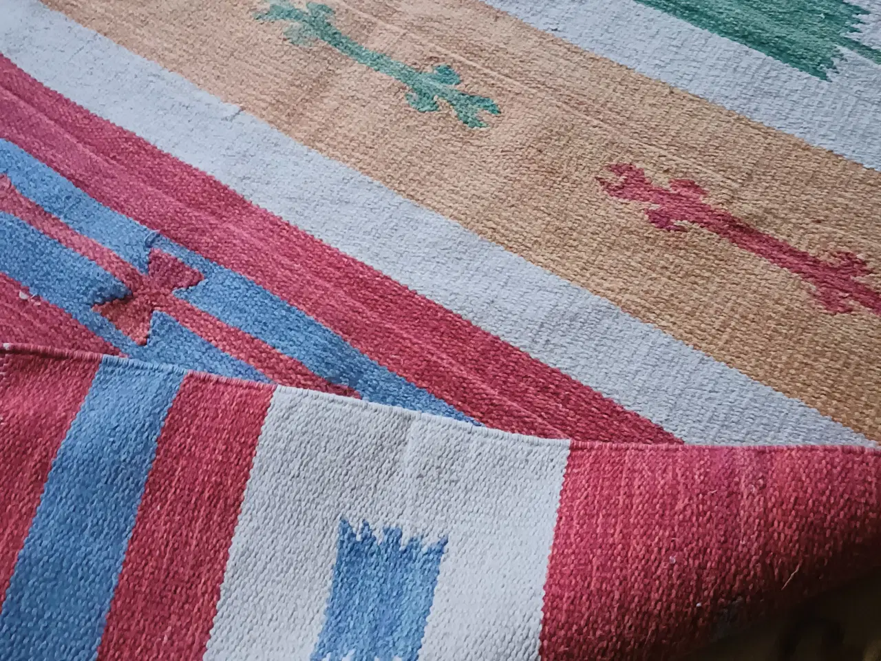 Billede 1 - ❌️❌️Iranske ægte håndknytte tæppe Kilim❌️❌️