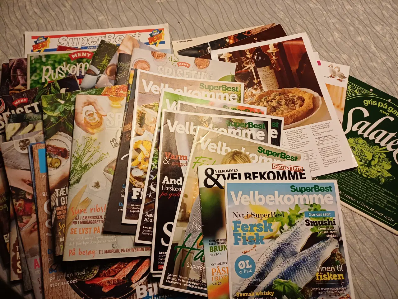 Billede 1 - Blandede madmagasiner/pjecer 