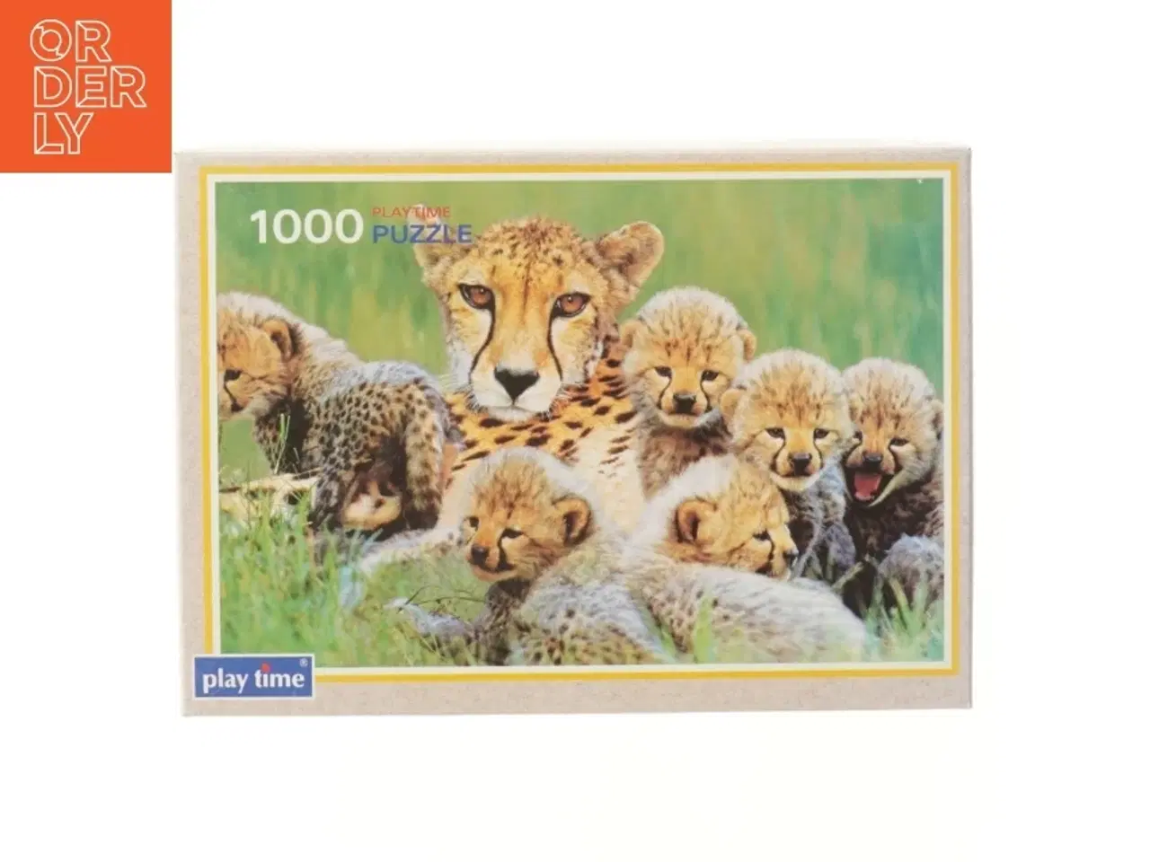 Billede 1 - Cheetah-puslespil 1000 brikker fra Play Time (str. 1000 brikker 44x68 cm)