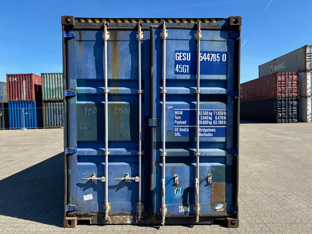 Billede 1 - Brugt 40 fods HC container - ID: GESU 544785-0