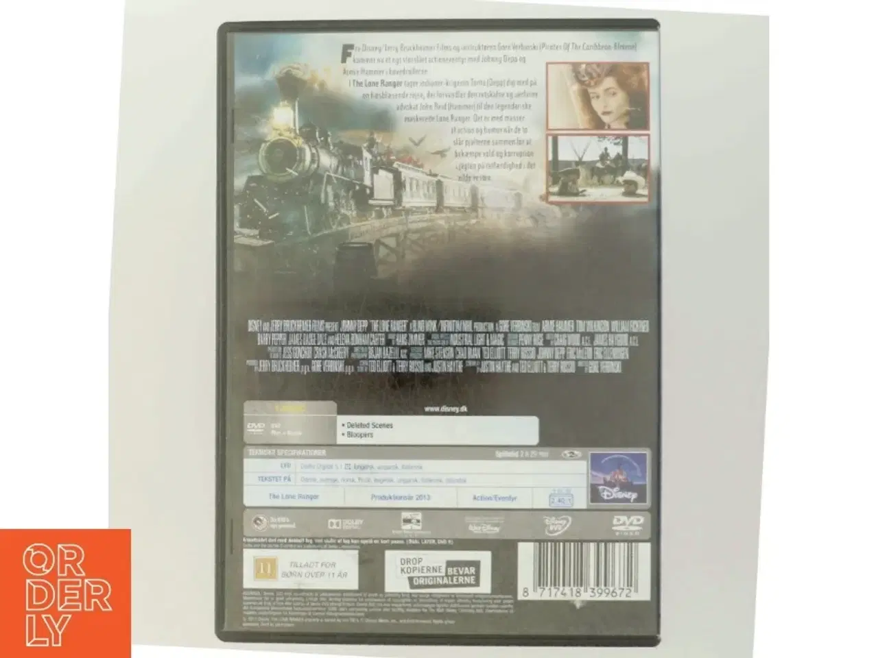 Billede 3 - DVD film &#39;The Lone Ranger&#39; fra Disney