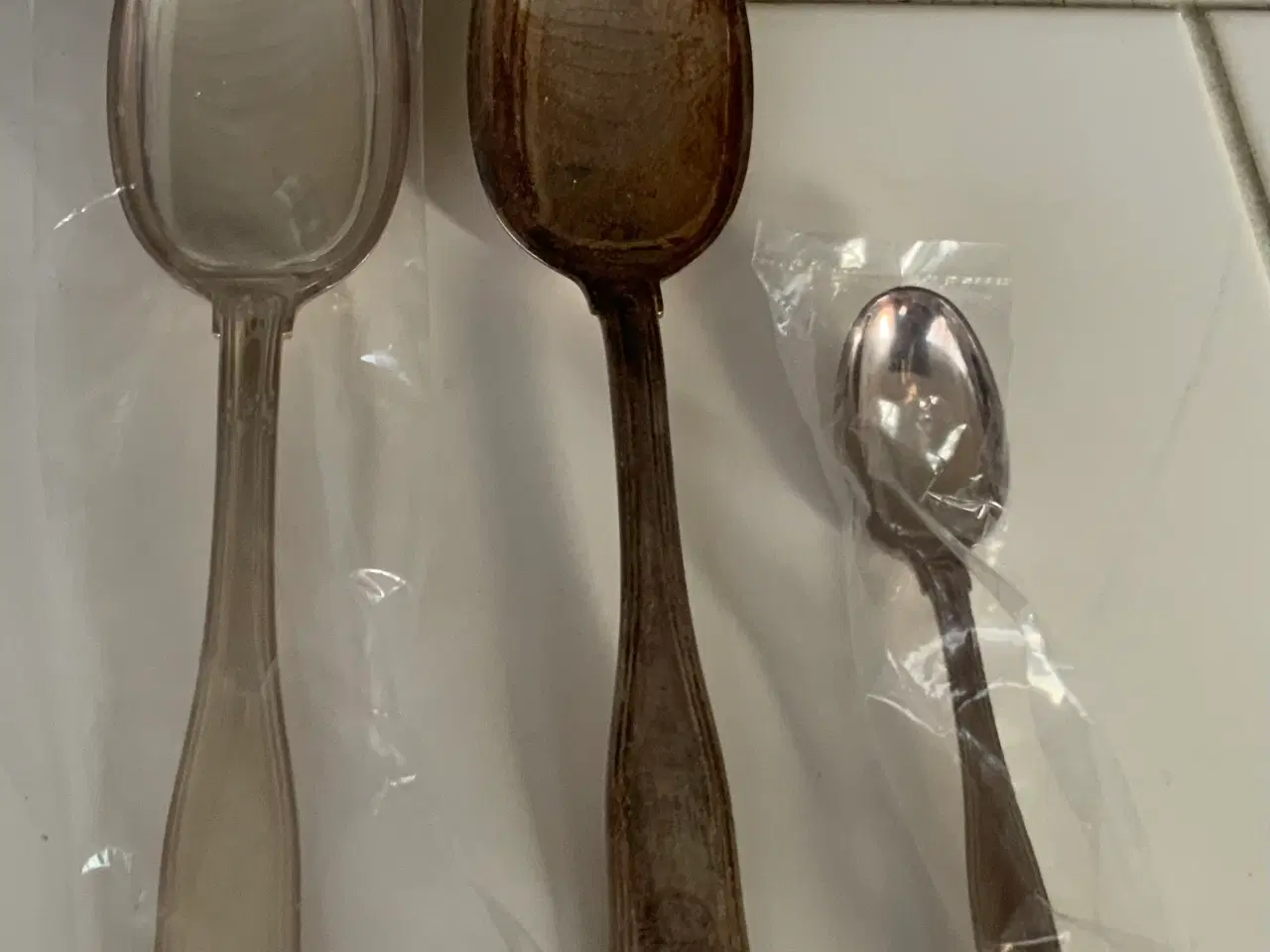 Billede 2 - Dobbeltriflet Cohr bestik sølvplet  pr. Stk. 