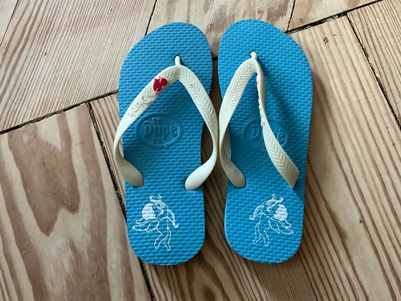 Billede 1 - Ægte naturgummi sandaler str. 37/38