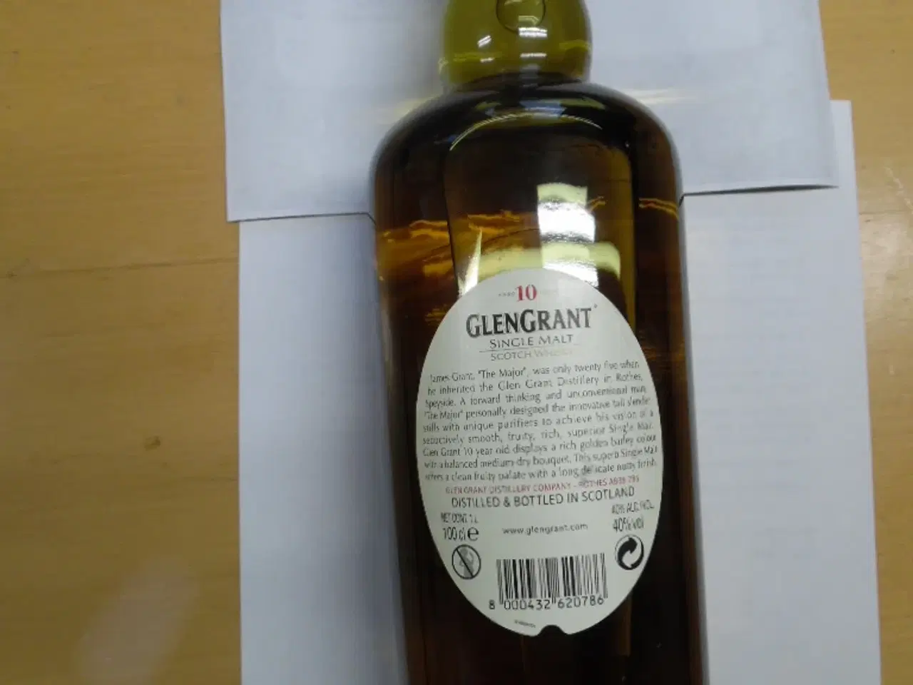 Billede 2 - Glen Grant single malt scotch whisky 10 år 1 liter
