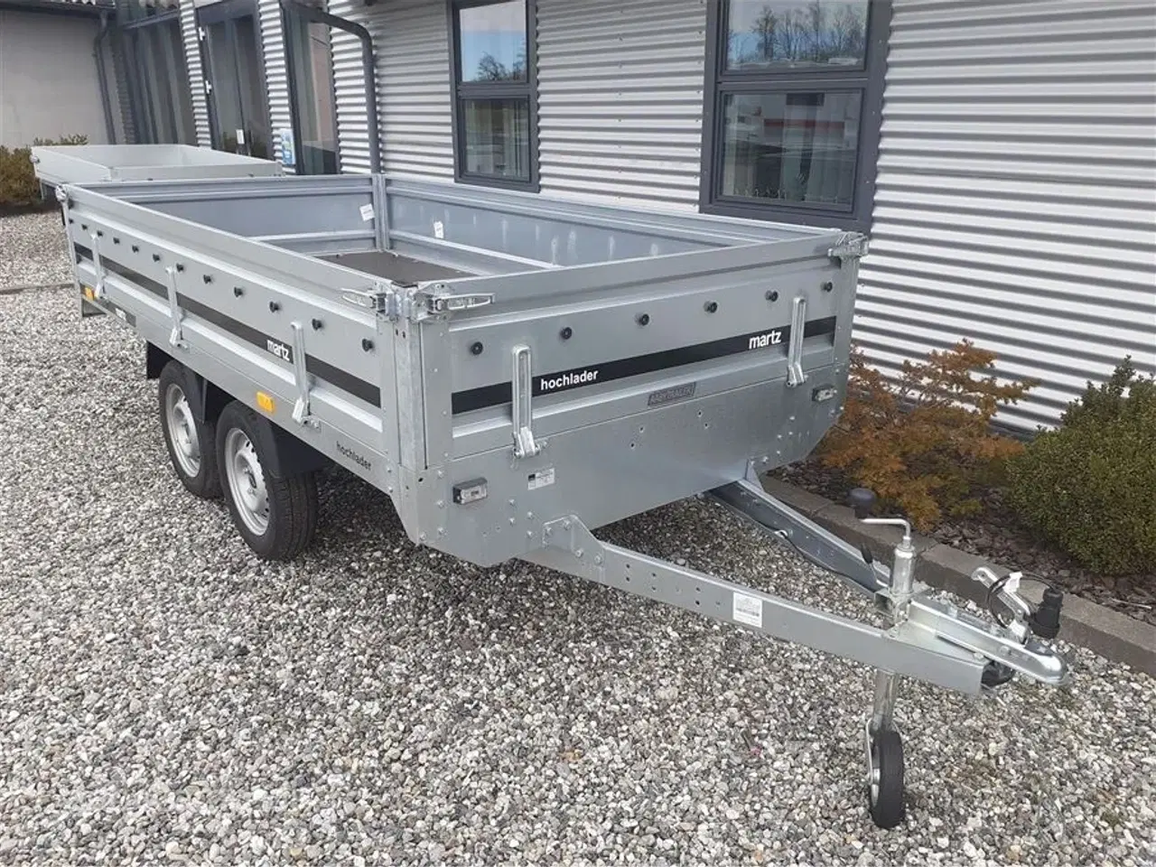 Billede 5 - 0 - Martz Transporter 3015/2 750 Kg.   Stor 750 kg boggie trailer til skarp pris Nu Med 40 Cm. sider.