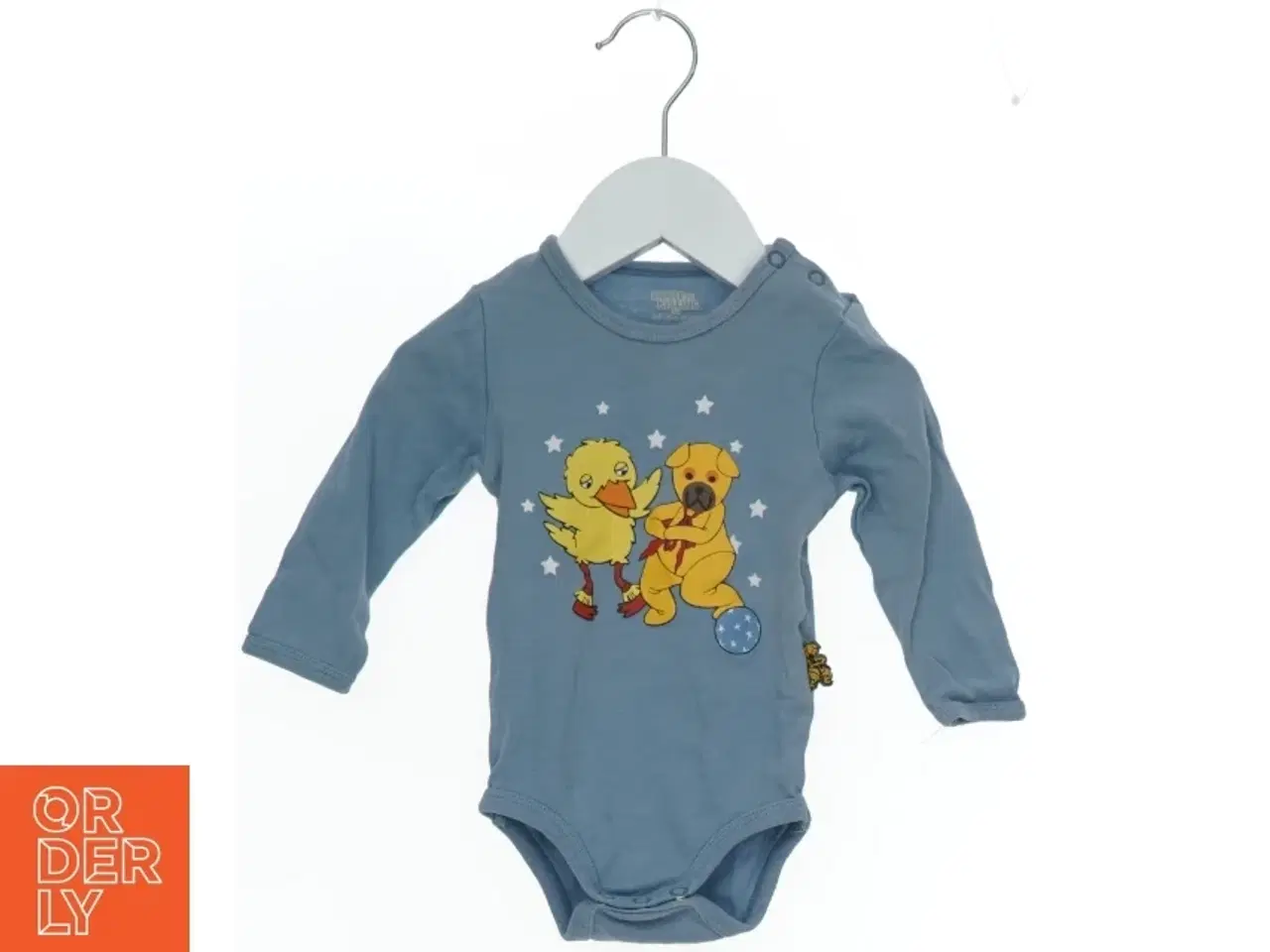 Billede 1 - Baby bodystocking med dyremotiv fra DR (str. 68)