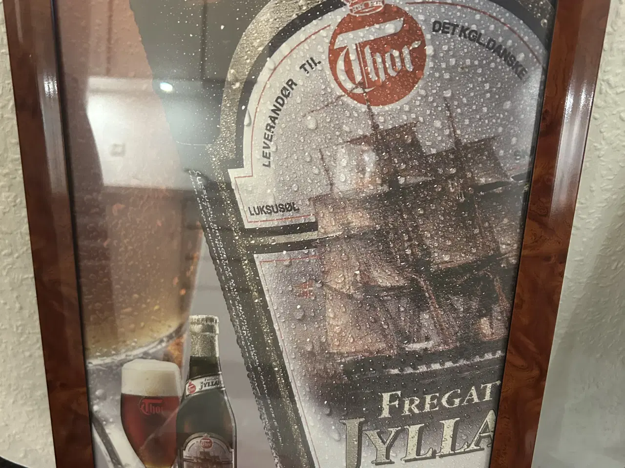 Billede 1 - Thor Plakat m/Fregatten Jylland, indrammet