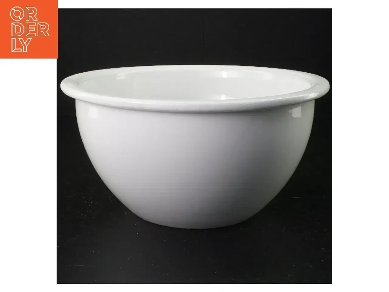 Billede 1 - Hvid porcelæn skål (str. Ø 24 cm)