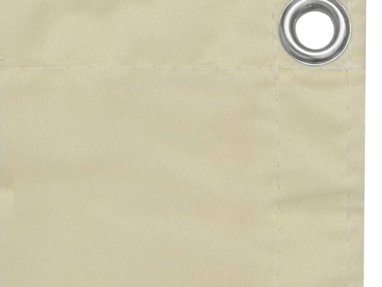 Billede 3 - Altanafskærmning 120x500 cm oxfordstof cremefarvet