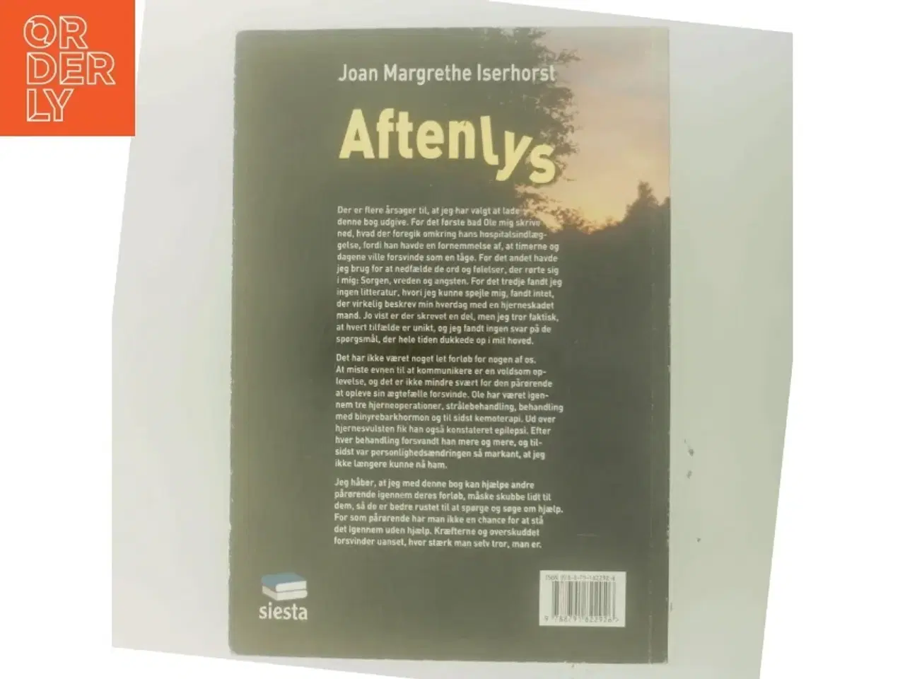 Billede 3 - Aftenlys : dagbog af pårørende til en afasiramt af Joan Iserhorst (Bog)