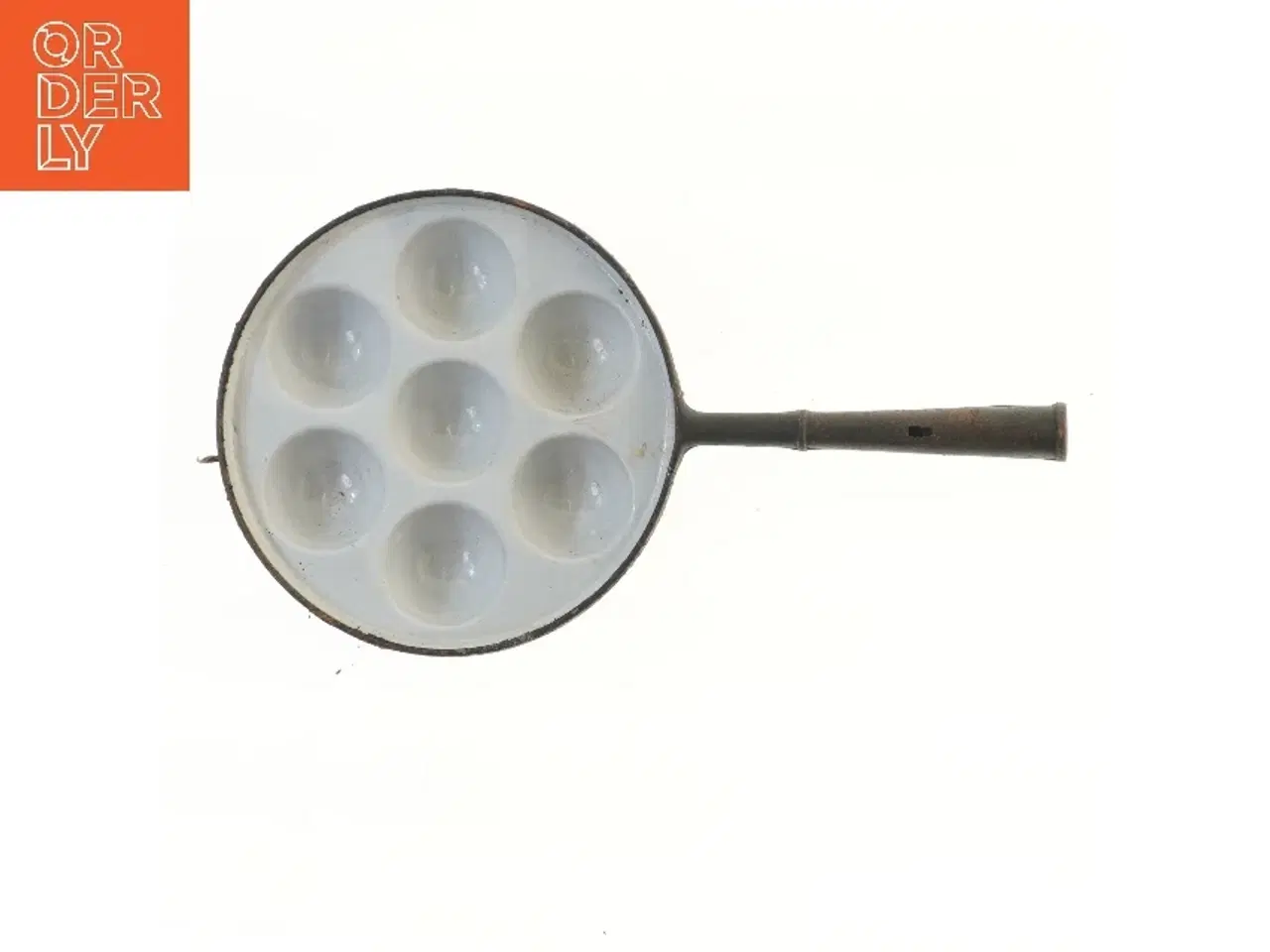 Billede 3 - Vintage æbleskivepande (str. Ø 24,5 cm)