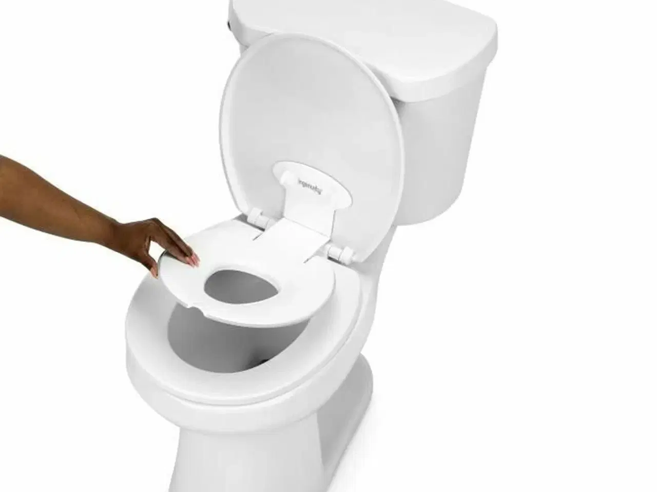 Billede 5 - Toiletsæde reduktion til børn Ingenuity Flip & Sit - hvid