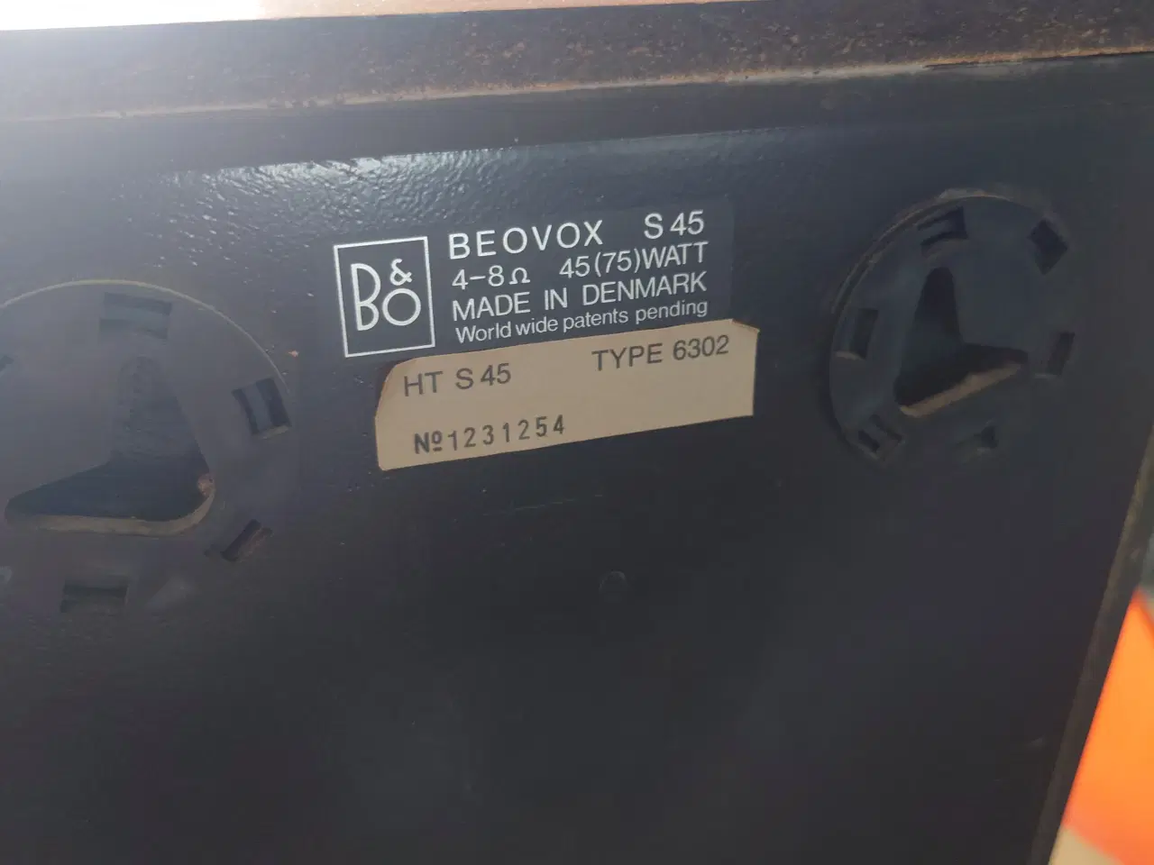 Billede 10 - BeoVox S45 75watt  (663089) sæt  i teaktræ 