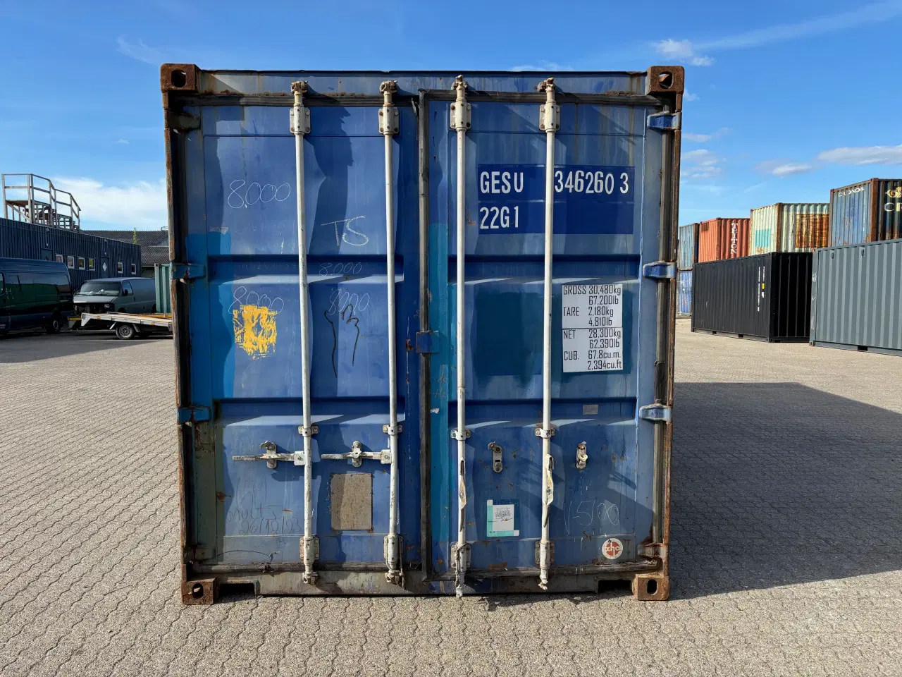 Billede 1 - 20 fods Container- ID: GESU 346260-3