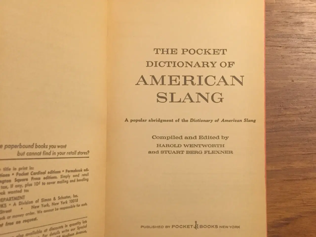 Billede 3 - The Pocket Dictionary of American Slang