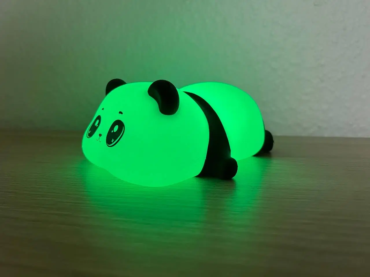 Billede 2 - Sød Panda Natlampe – LED med farveskift!