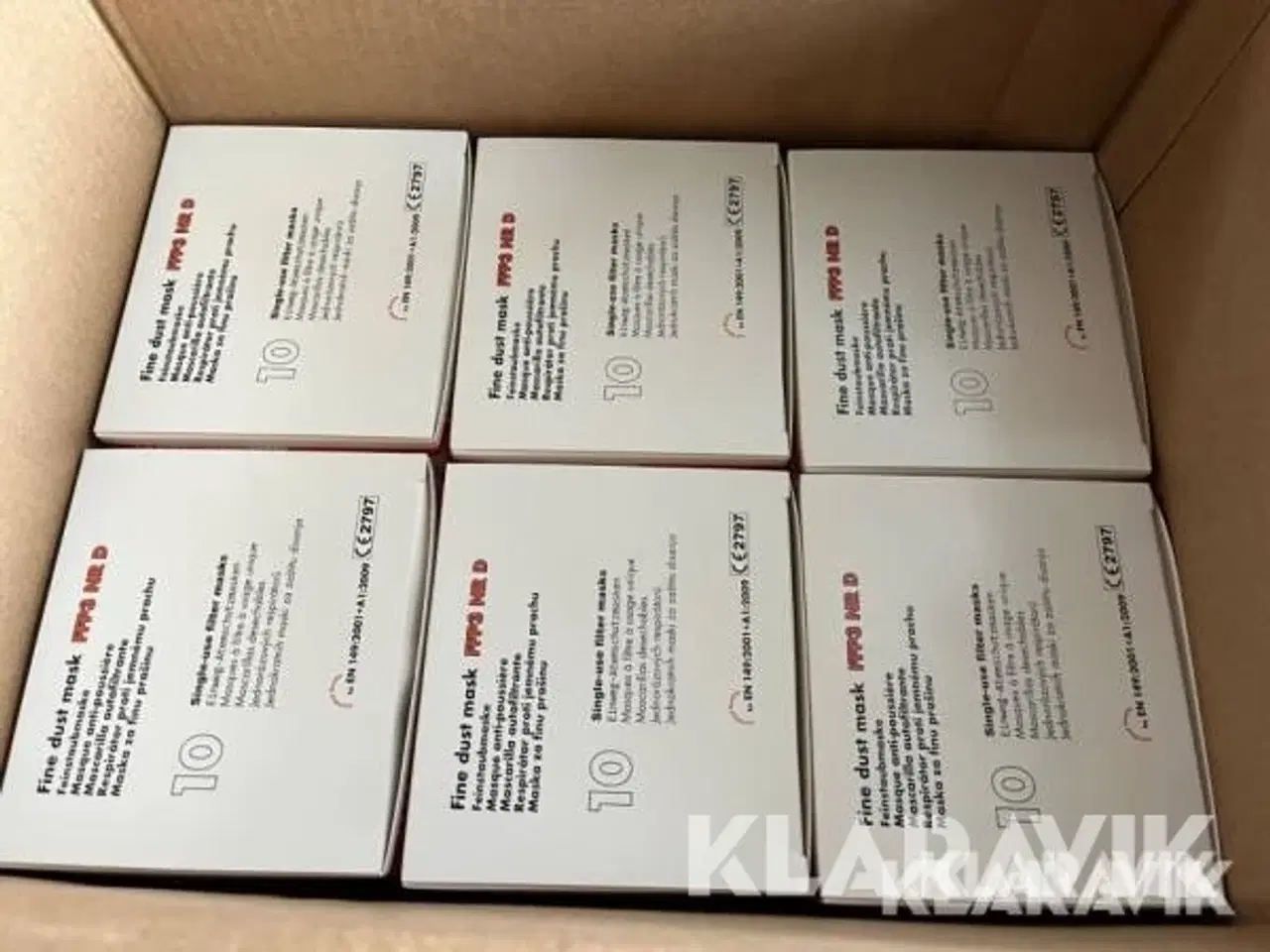 Billede 2 - Støvmasker 1 palle 5760 styk