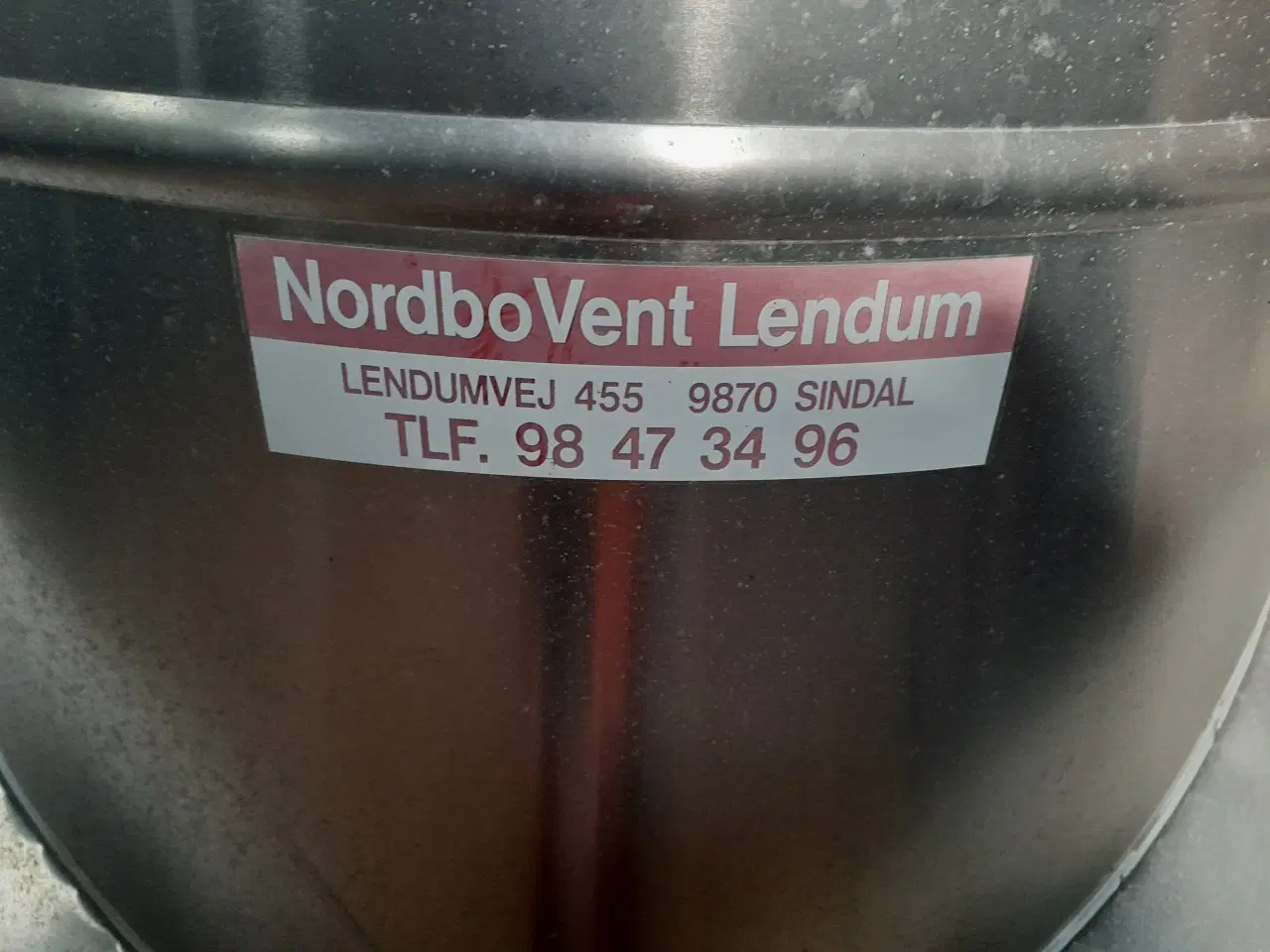 Billede 1 -  nordbovent ø85