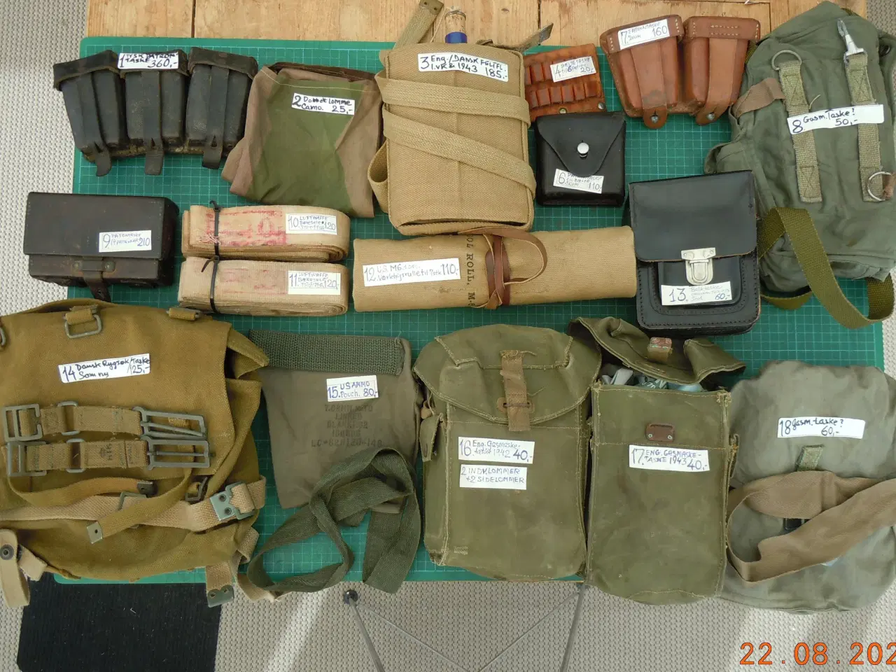 Billede 1 - Patrontasker. Andre militære tasker.