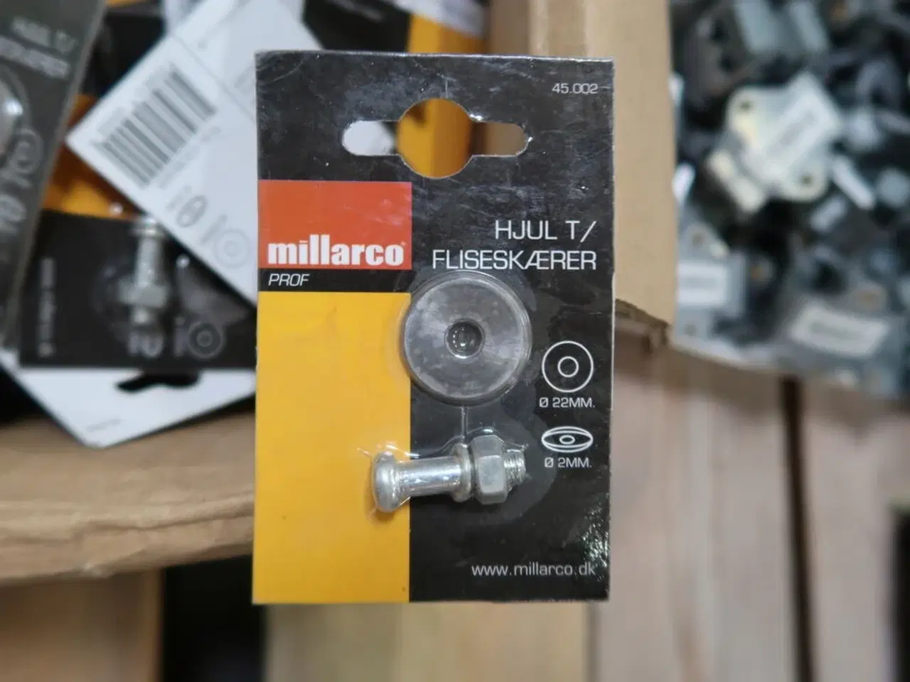 Billede 3 - KÆMPE PARTI Millarco® hjul til fliseskærer 22 mm